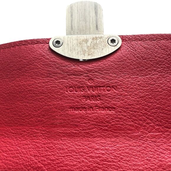 Louis Vuitton Amelia Red Monogram Mahina Leather Wallet - Picture 9 of 16